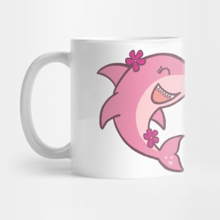 Pink Ocean Shark Mug